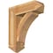 Ekena Millwork Thorton Arts and Crafts Rough Sawn Bracket w/ Offset Brace, Western Red Cedar, 8"W x 24"D x 28"H BKT0806X24X28THR03RWR - alternate 1